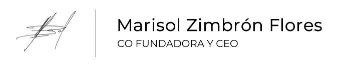 Firma de Marisol Zimbrón